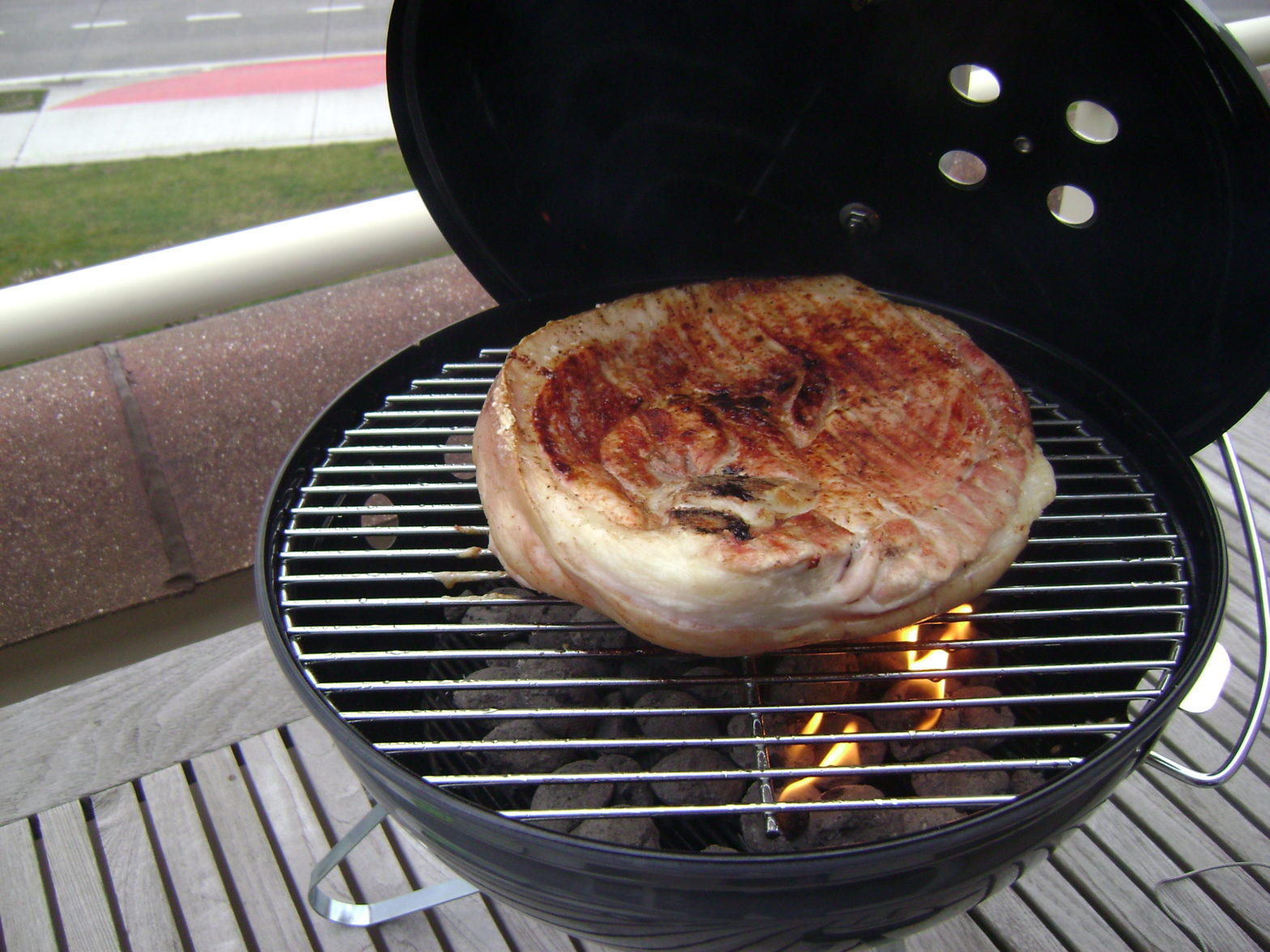 Snelle Hamsteak met BBQ saus