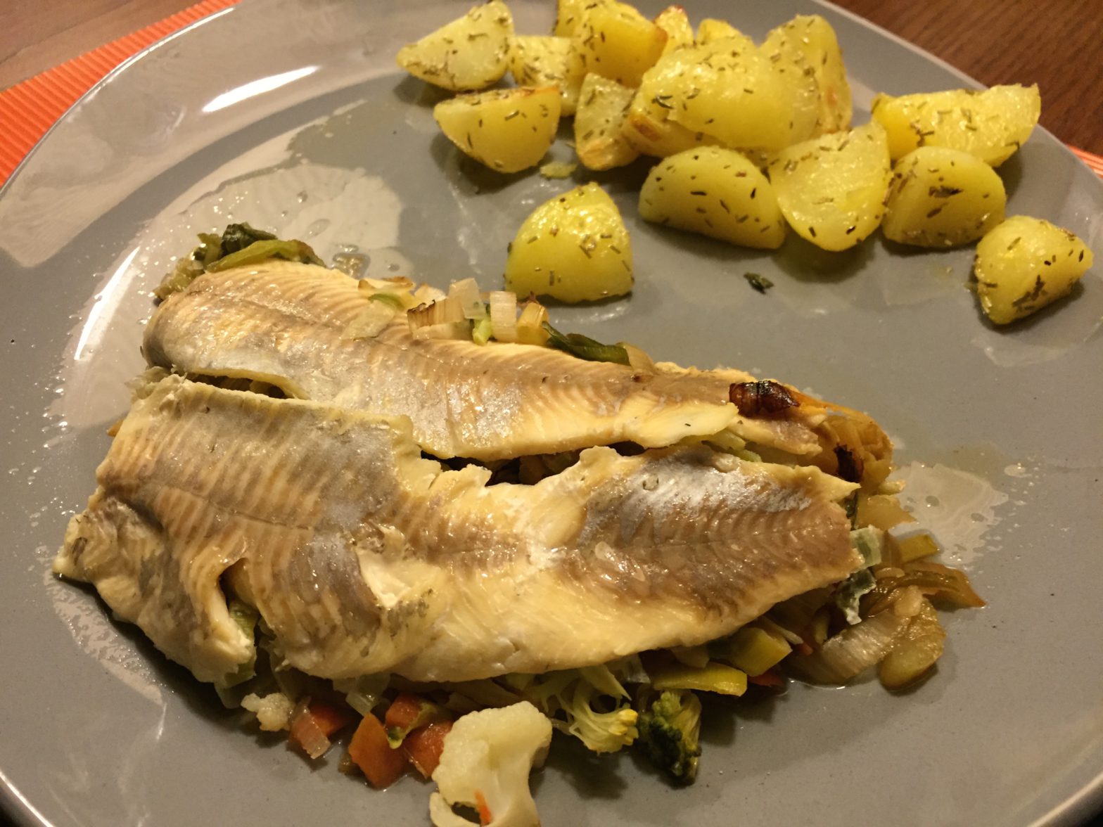 Forel in papillot
