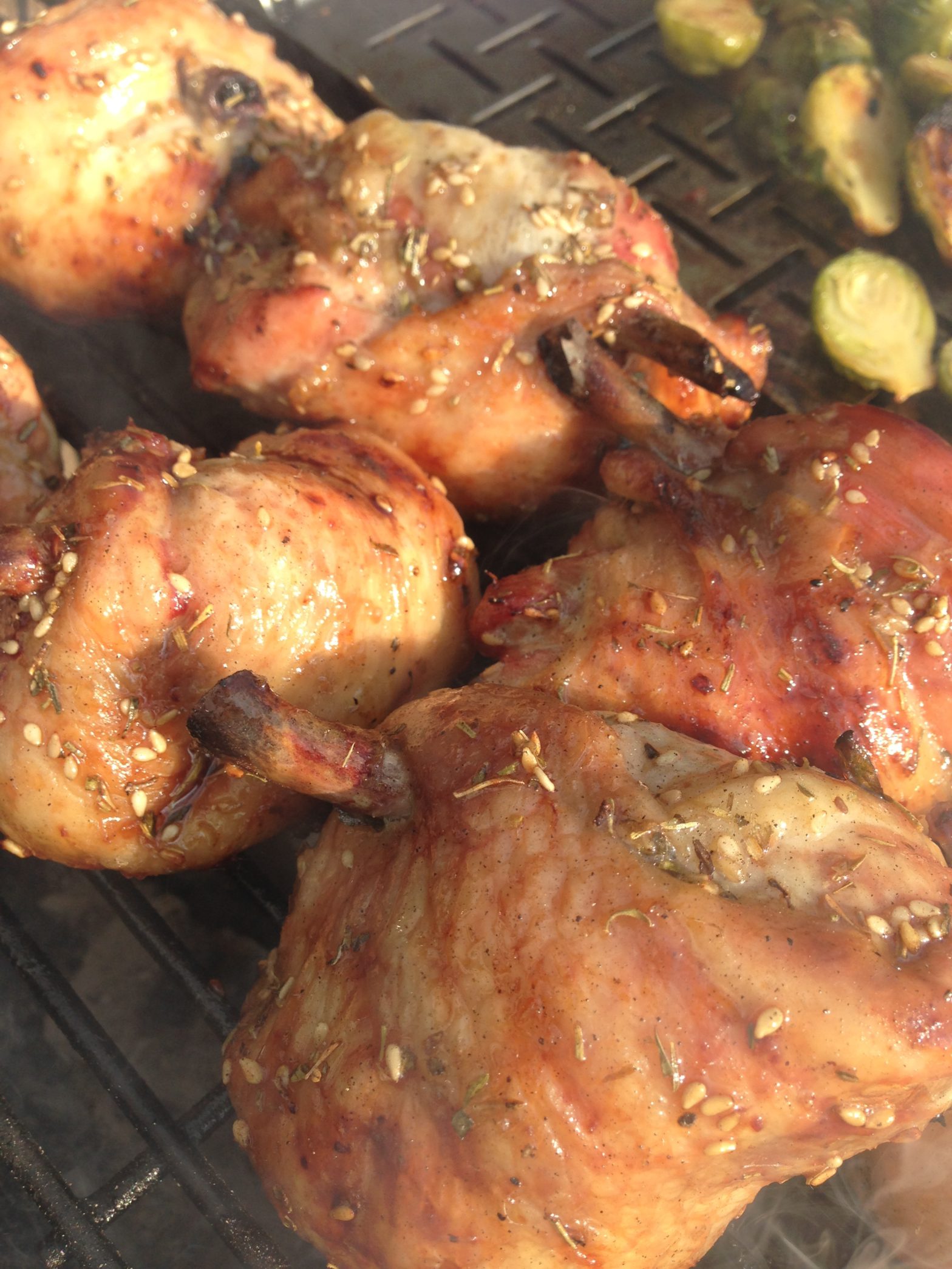 Jambonneau van kip in honingmarinade