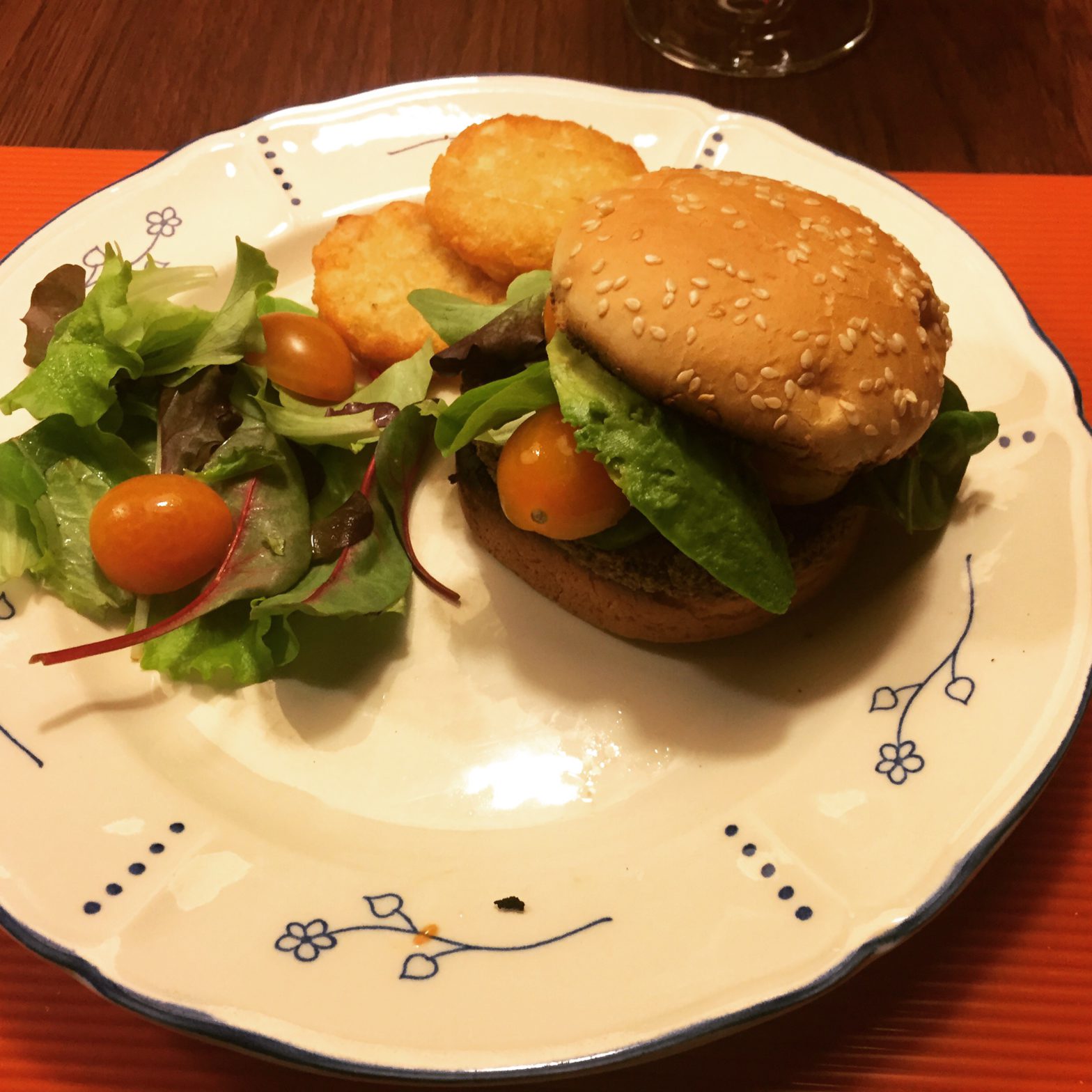 Jack Daniels Black Bean Burger