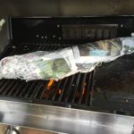 GHENTlemens BBQ volledige zalm in krantenpapier a la jamie oliver