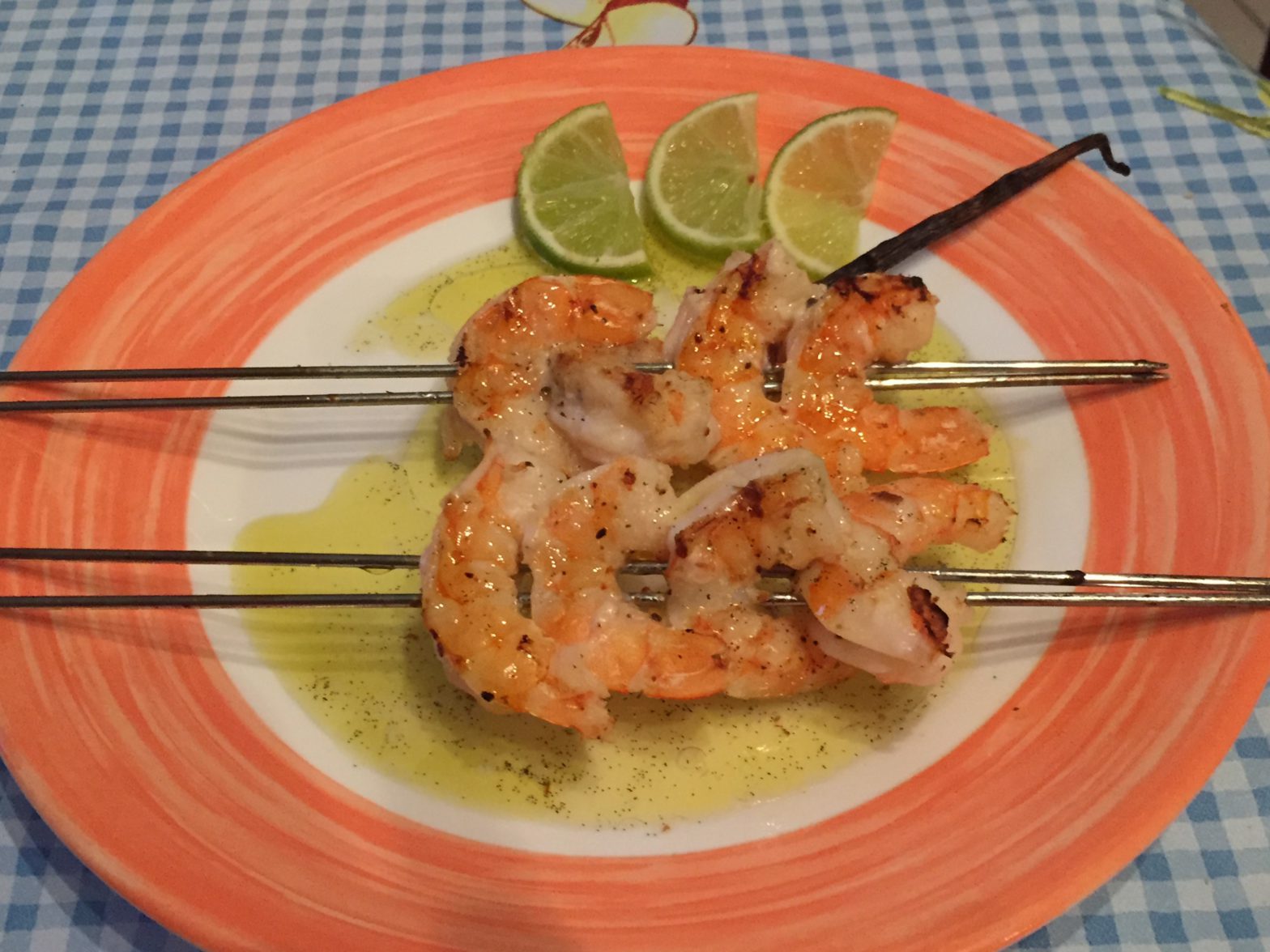 Scampi met Frisse Limoenmarinade