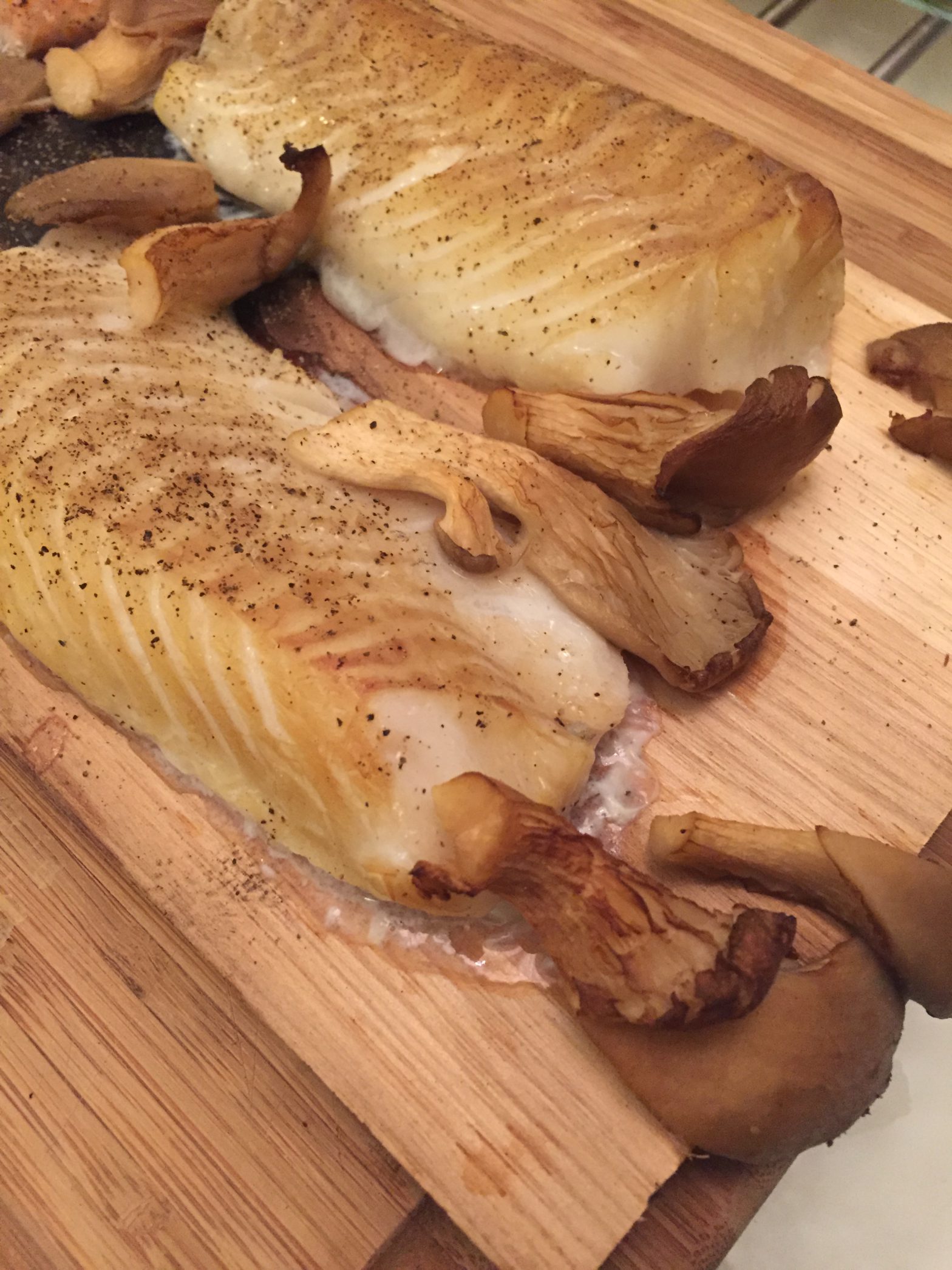 Kabeljauw op Elzenhouten BBQ-Plank